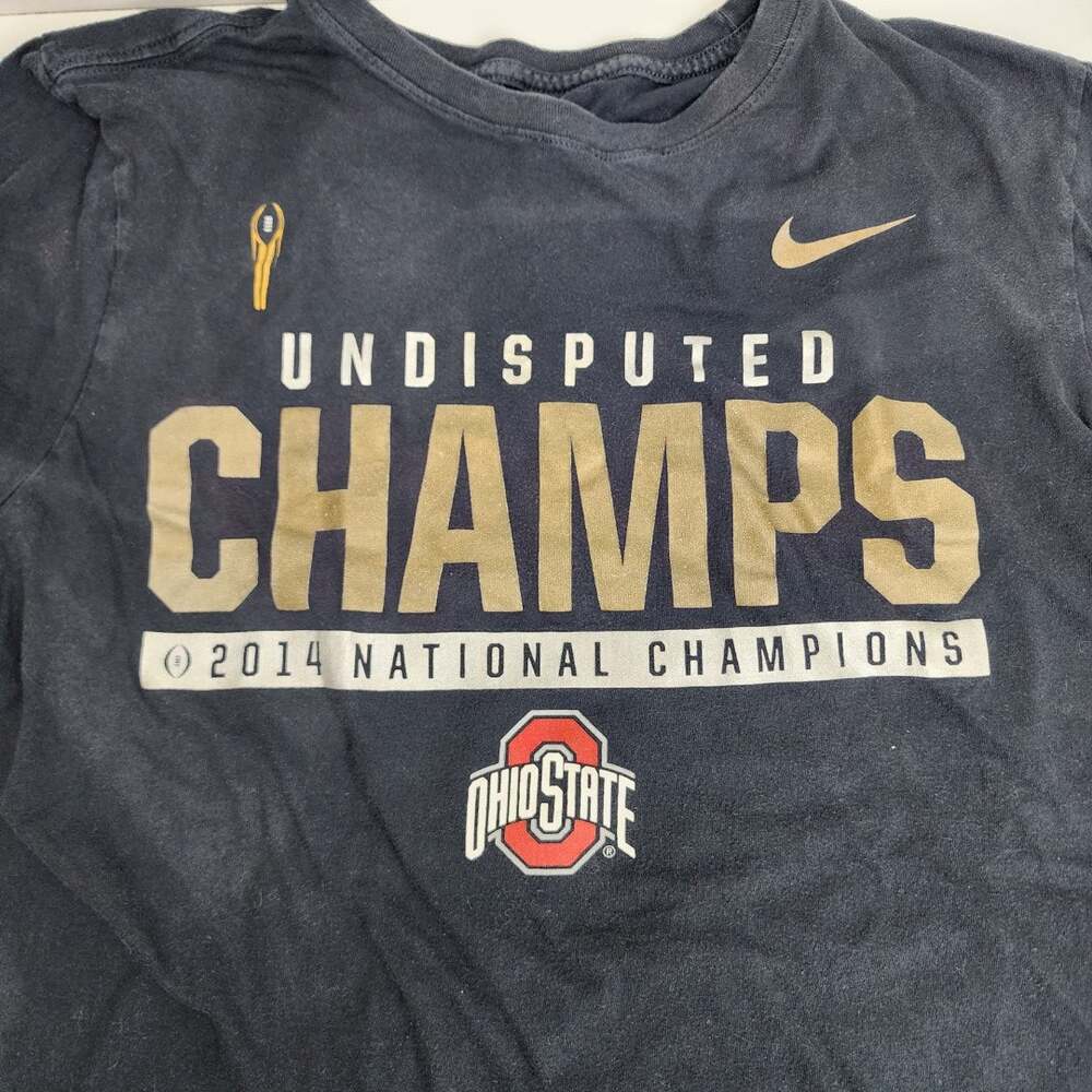 NCAA Ohio State 2014 Undisputed National Champs Short Sleeve Tee Men's Size L